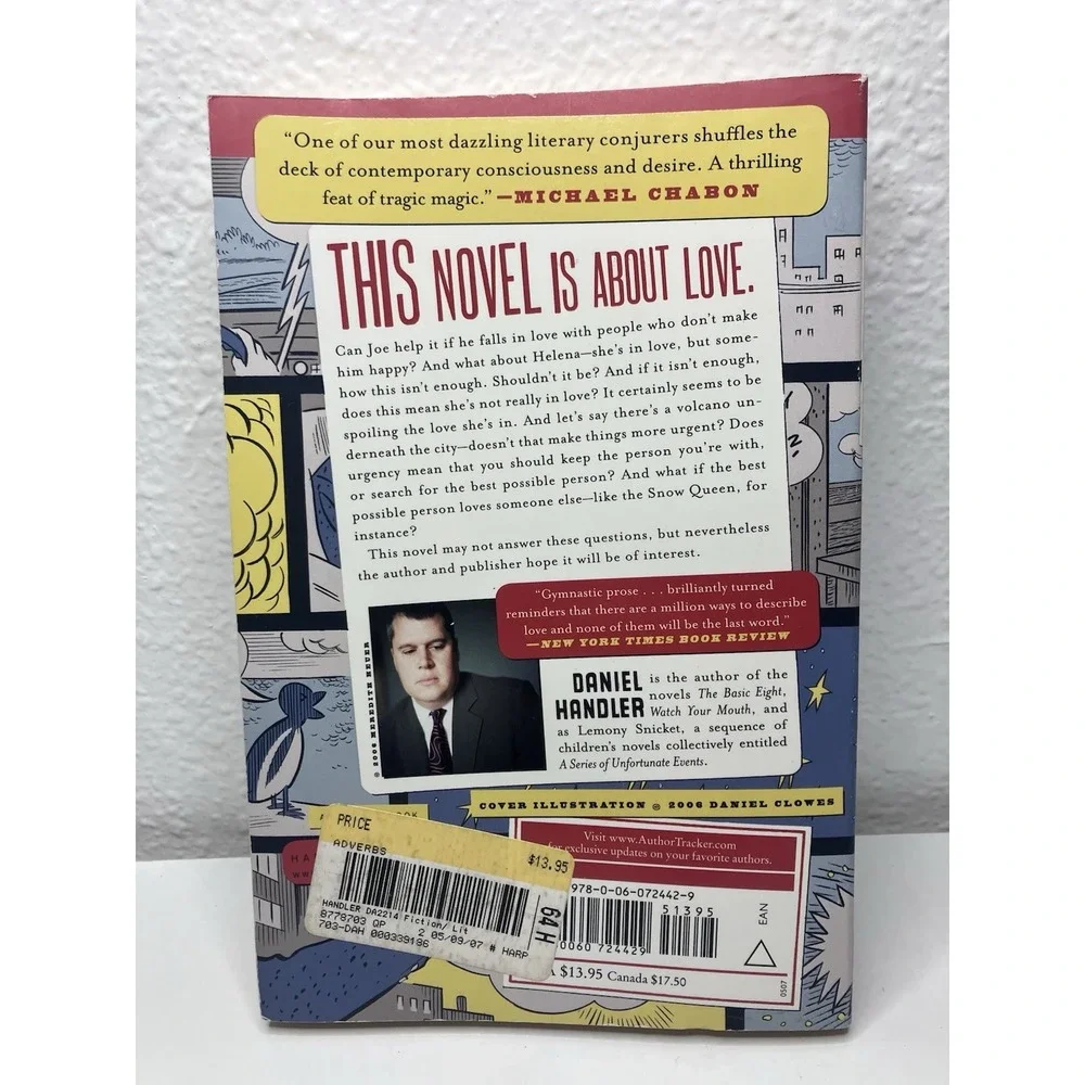 Adverbs: A Novel by Daniel Handler Author Of Lemony Snicket Series